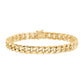 14kt gold cuban link bracelet