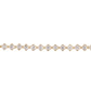 14kt gold and diamond kite bracelet