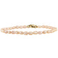 14kt gold fresh water pearl bracelet