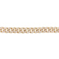 14kt gold and diamond cuban link bracelet