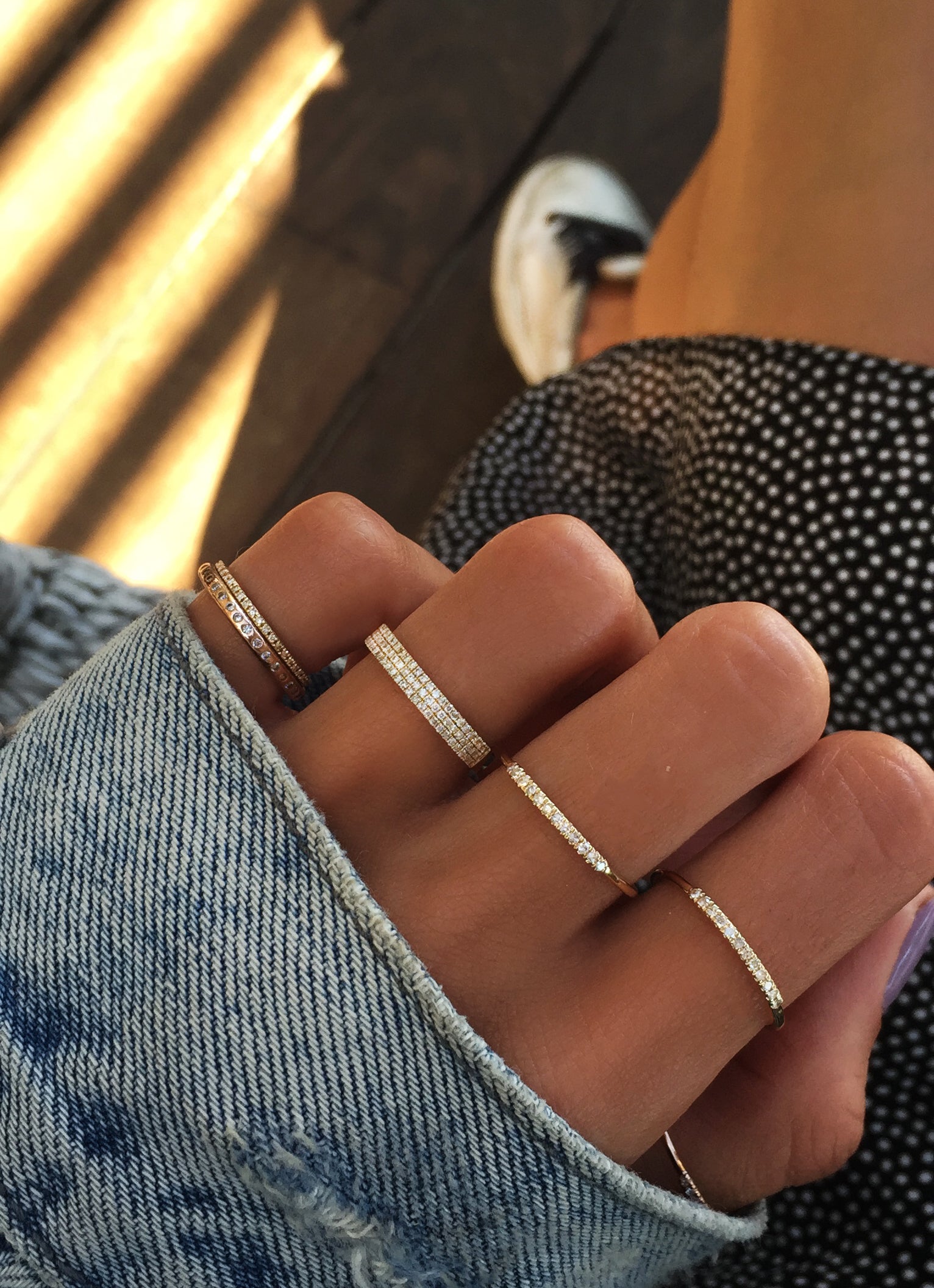 Noemie on sale baguette ring