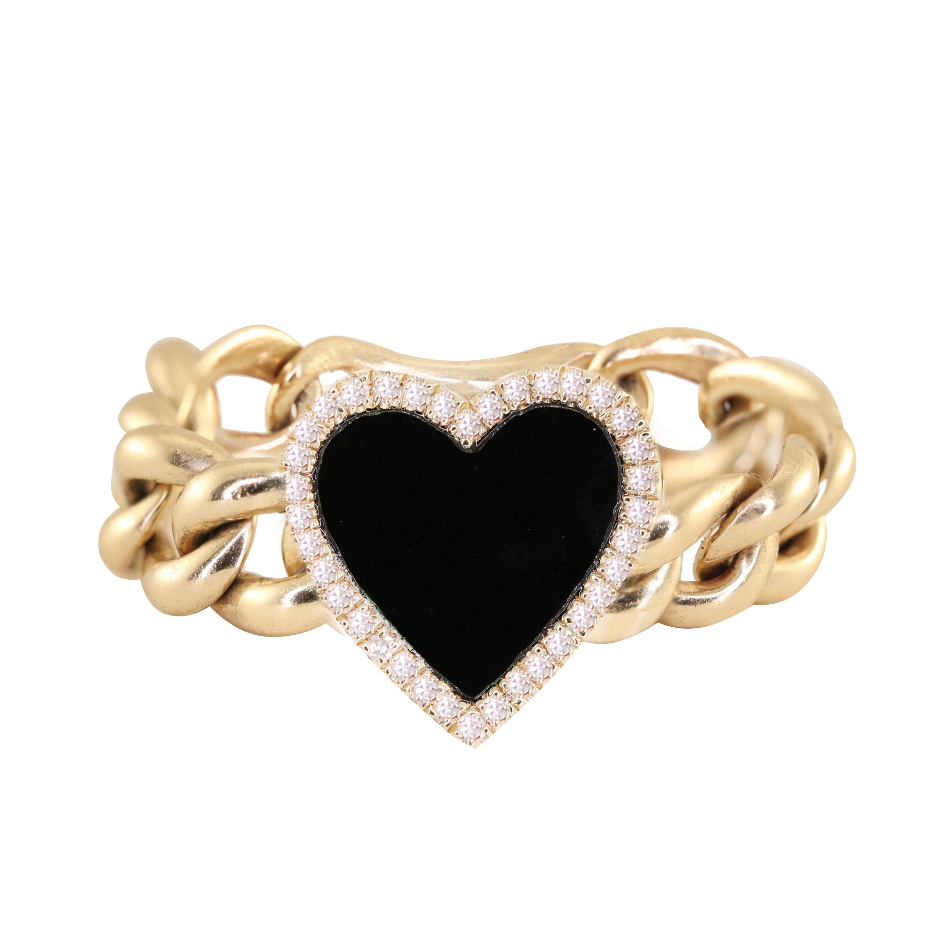 Onyx on sale heart ring